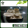 Environmental protection fiber handle coffee cup